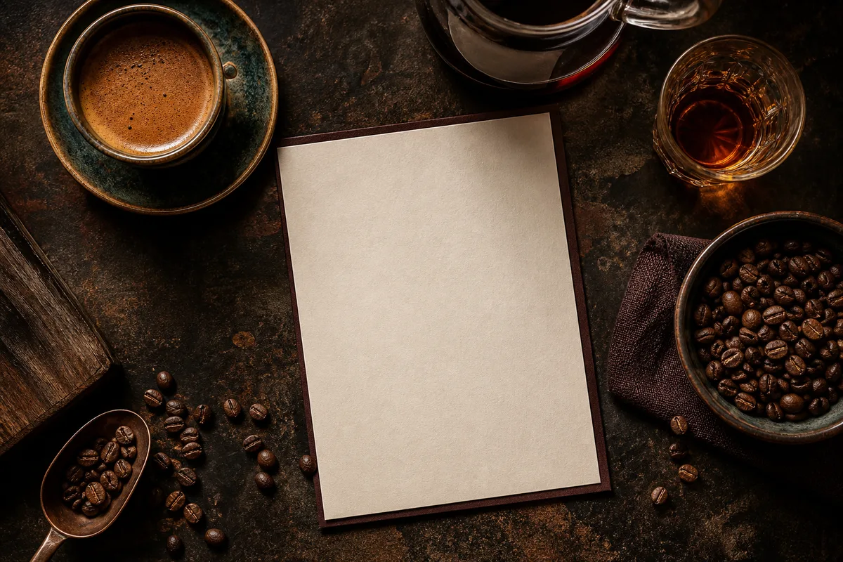 Ce que dit la carte d'un coffee shop sur son café